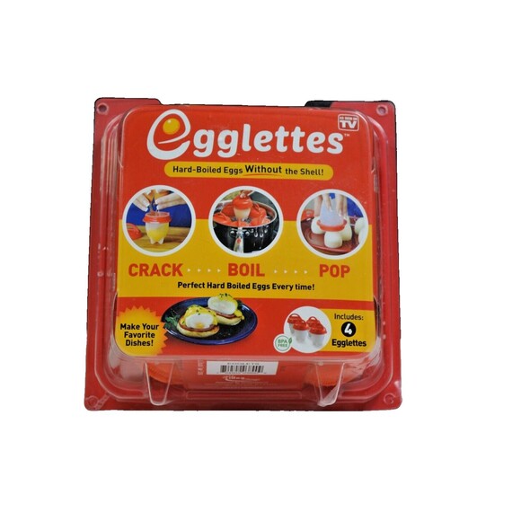 Egglettes™ Hard Boiled Egg Pods, Set of 4, As Seen on TV - Picture 1 of 5